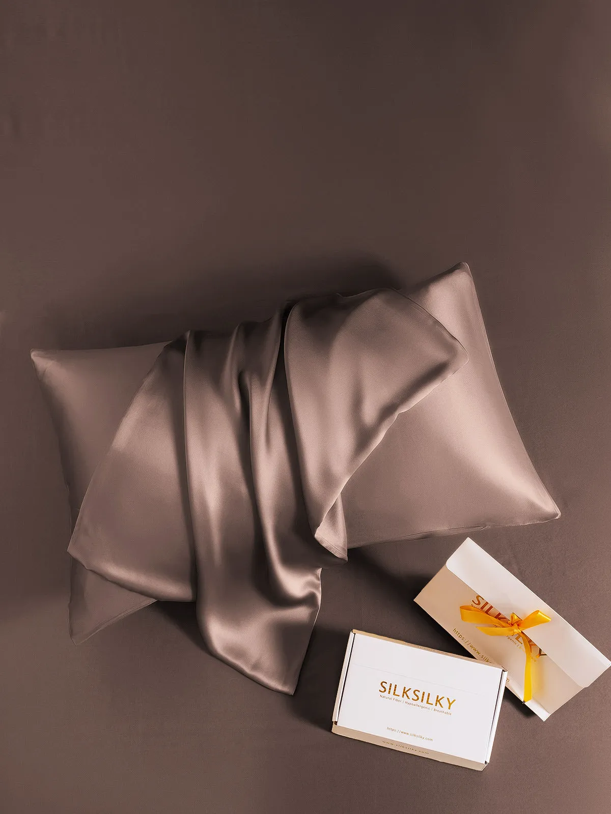 19Momme 100% Mulberry Silk Pillowcase - Envelope Closure