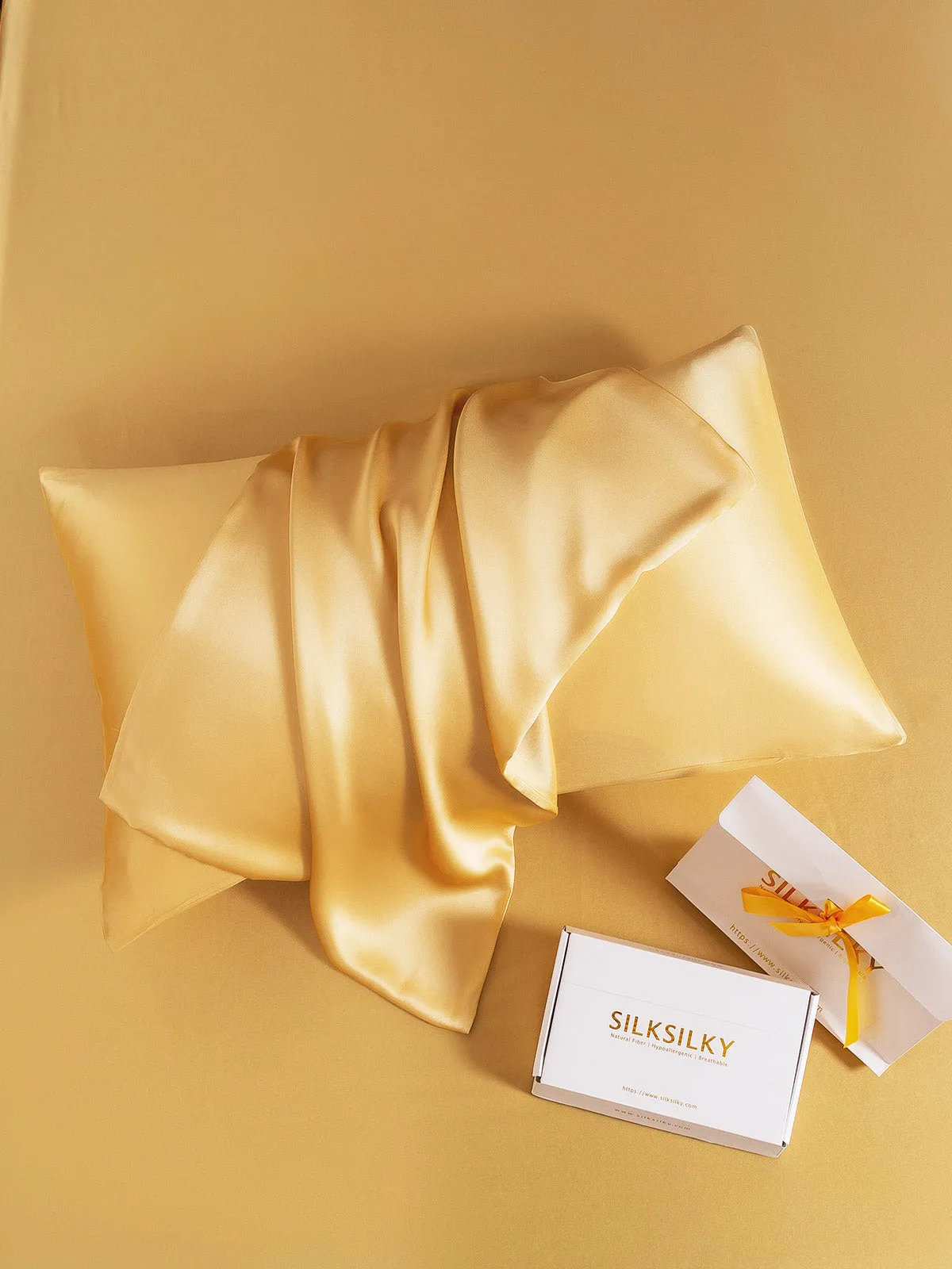 19Momme 100% Mulberry Silk Pillowcase - Envelope Closure