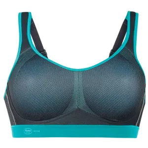 Air Control Blue Grey Sports Bra Non-Wired - Anita Active