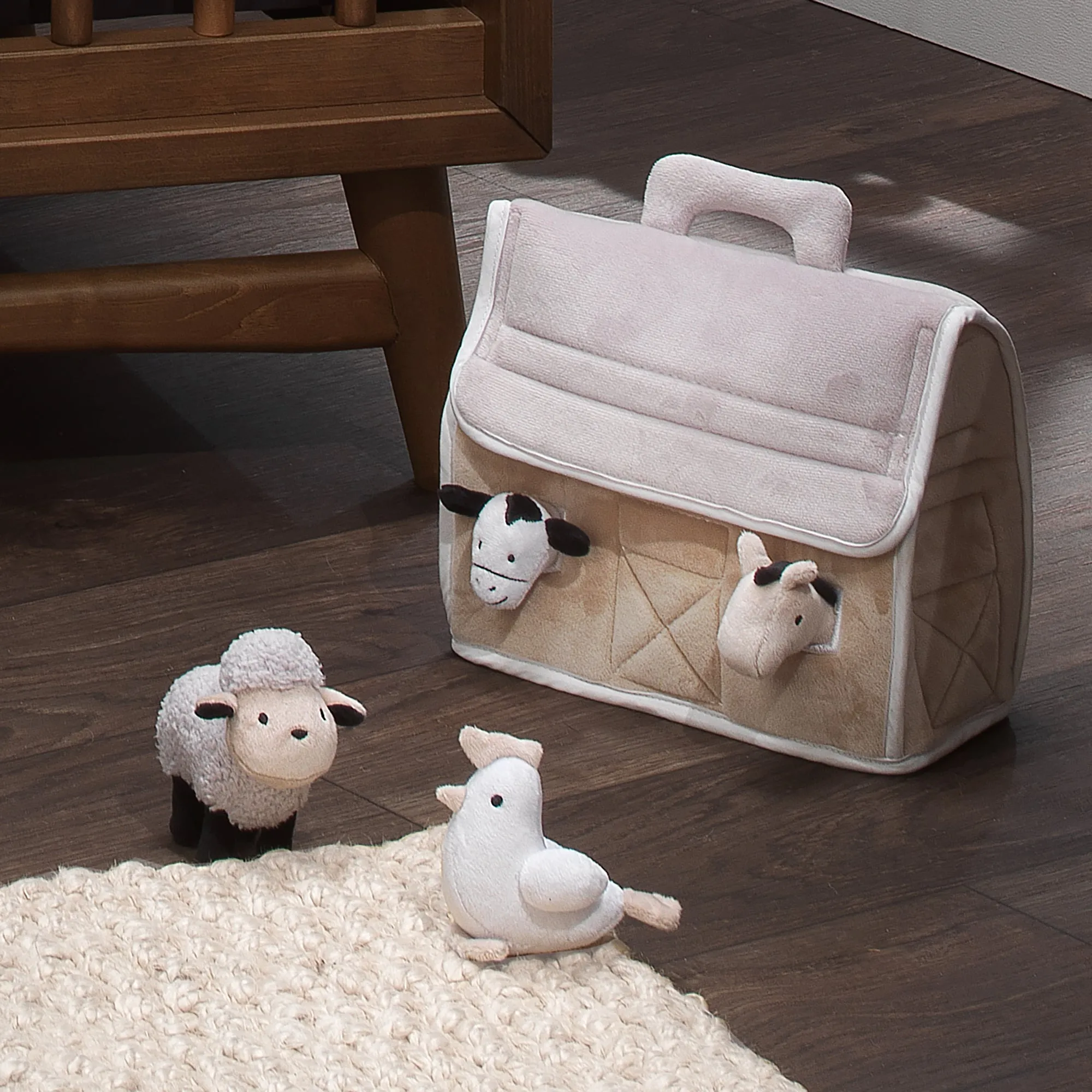 Baby Farm Plush Barn with Animals