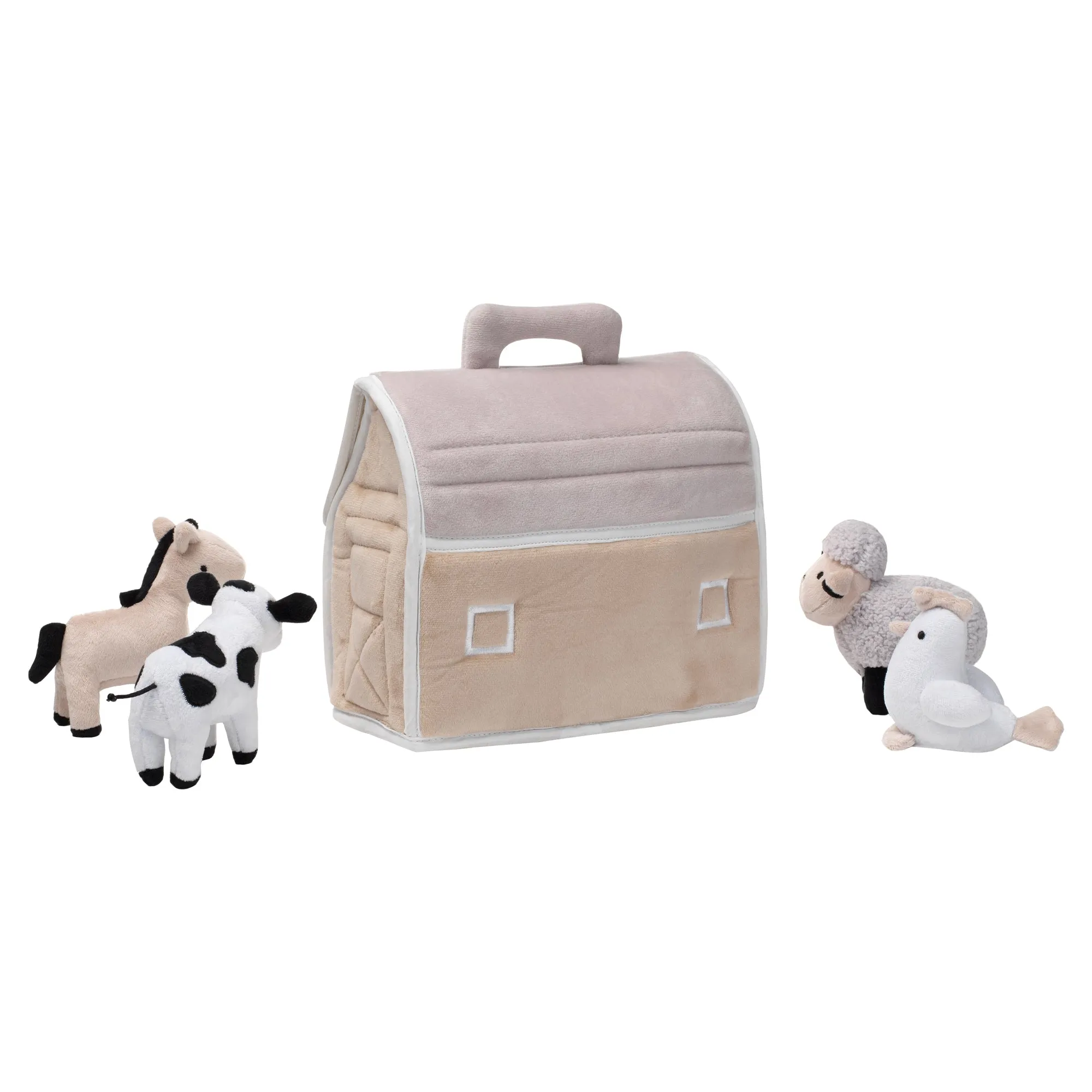 Baby Farm Plush Barn with Animals