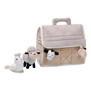 Baby Farm Plush Barn with Animals