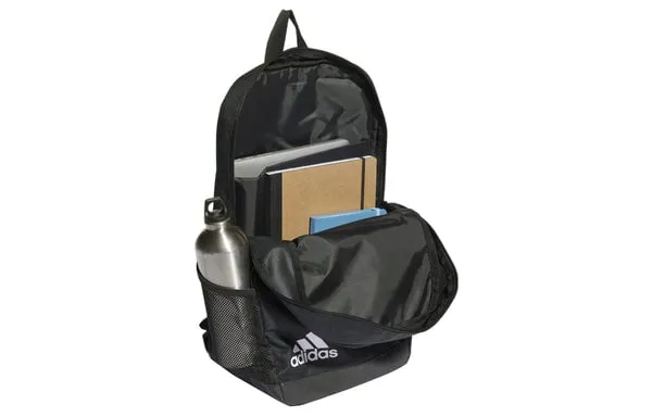 Backpack adidas Large Capacity logo Sports backpack Unisex Pure Black, black