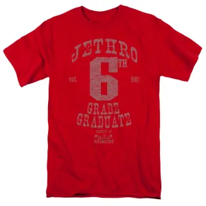 Beverly Hillbillies Mr 6th Grade Grad Mens T Shirt Red