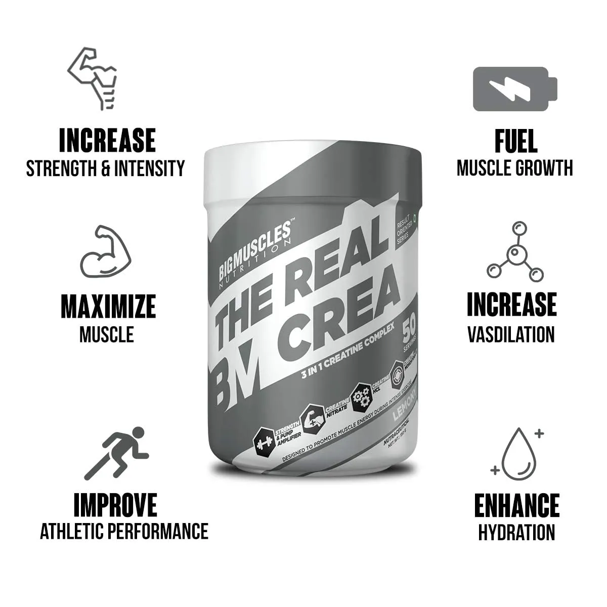 Bigmuscles Nutrition The Real Crea [100g, Tropical Madness]