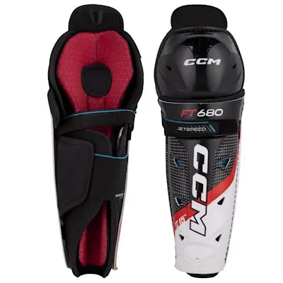 CCM JetSpeed FT680 Junior Shin Guards