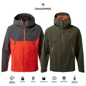 Craghoppers Mens Trelawny II Waterproof Breathable Stretch Hooded Hooded Coat