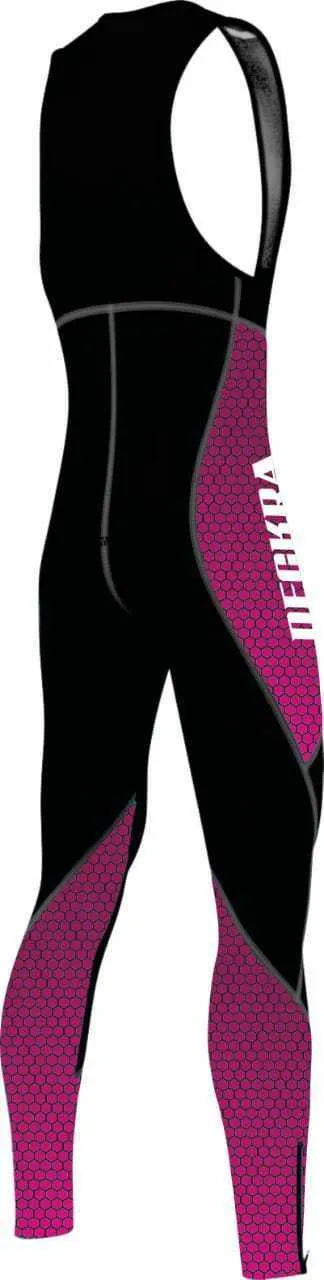 Deckra Womens Cycling Bib Pants Tight Padded Roubaix Thermal Winter Bike Tights