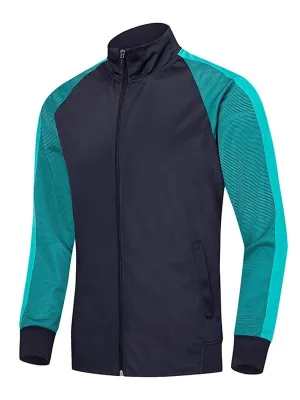 Elastic Breathable Men's Running Jacket with Zipper - SF1948