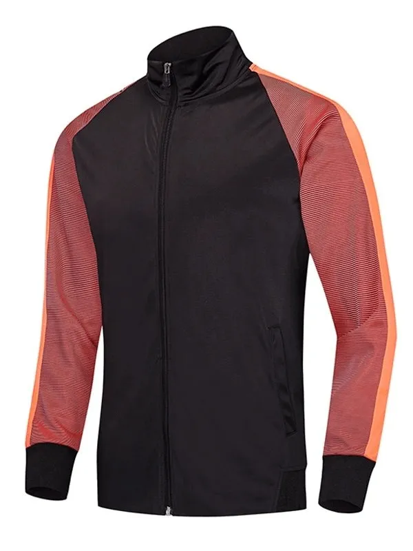 Elastic Breathable Men's Running Jacket with Zipper - SF1948