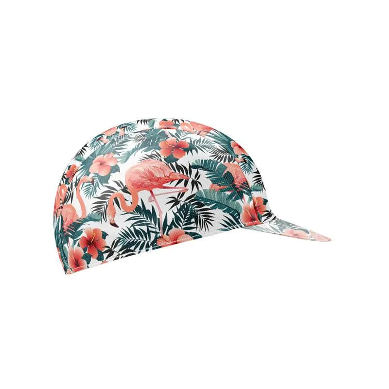 Flamingo Cycling Cap (White)