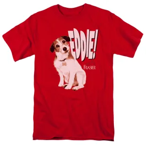 Frasier Eddie Mens T Shirt Red