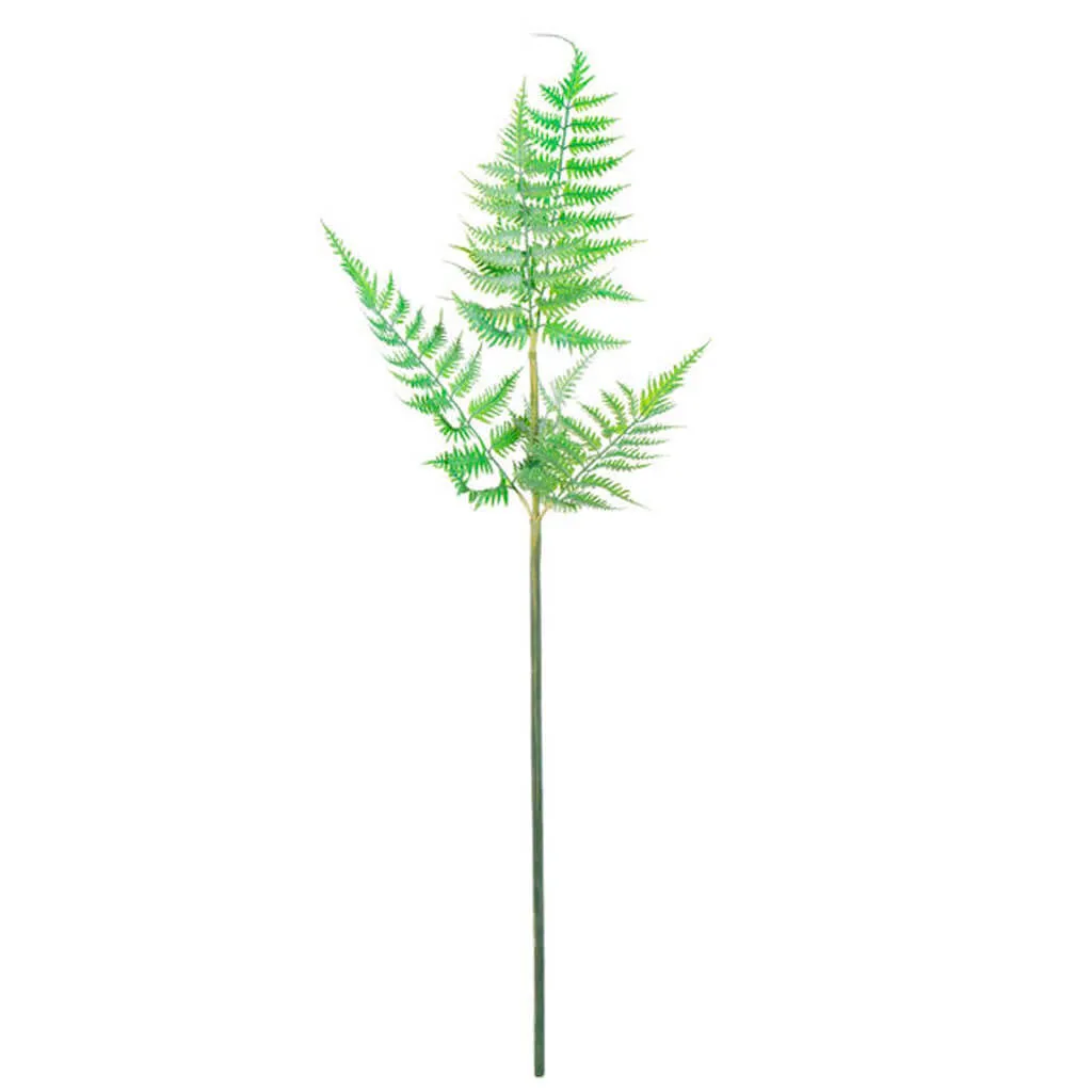 Green Faux Fern Stem, 37in