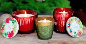 Joyful Holiday Candles