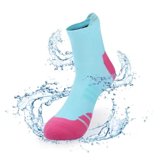 LEAKDRY Breathable Waterproof Trail Dri-nit Socks Ankle Pink