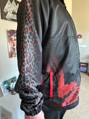 Liquid Stranger LE Solar Red Cheetah Windbreaker