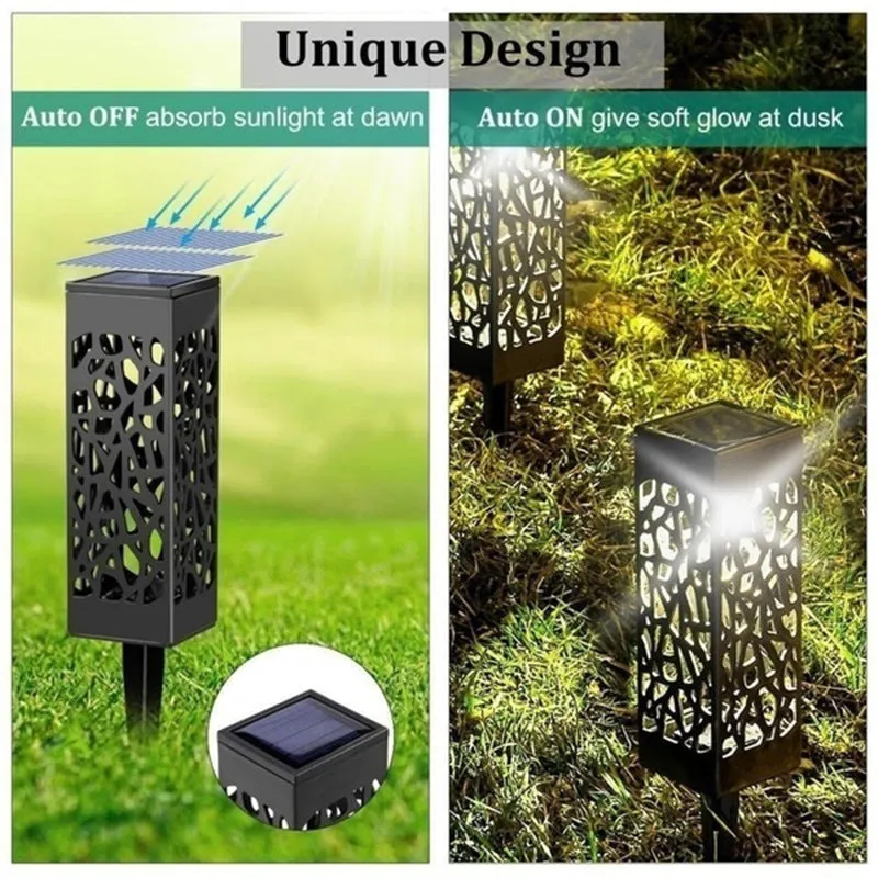 Outdoor Lawn Light Hollow Light Waterproof Lighting Solar Landscape Light Outdoor Park Camping Lawn Light