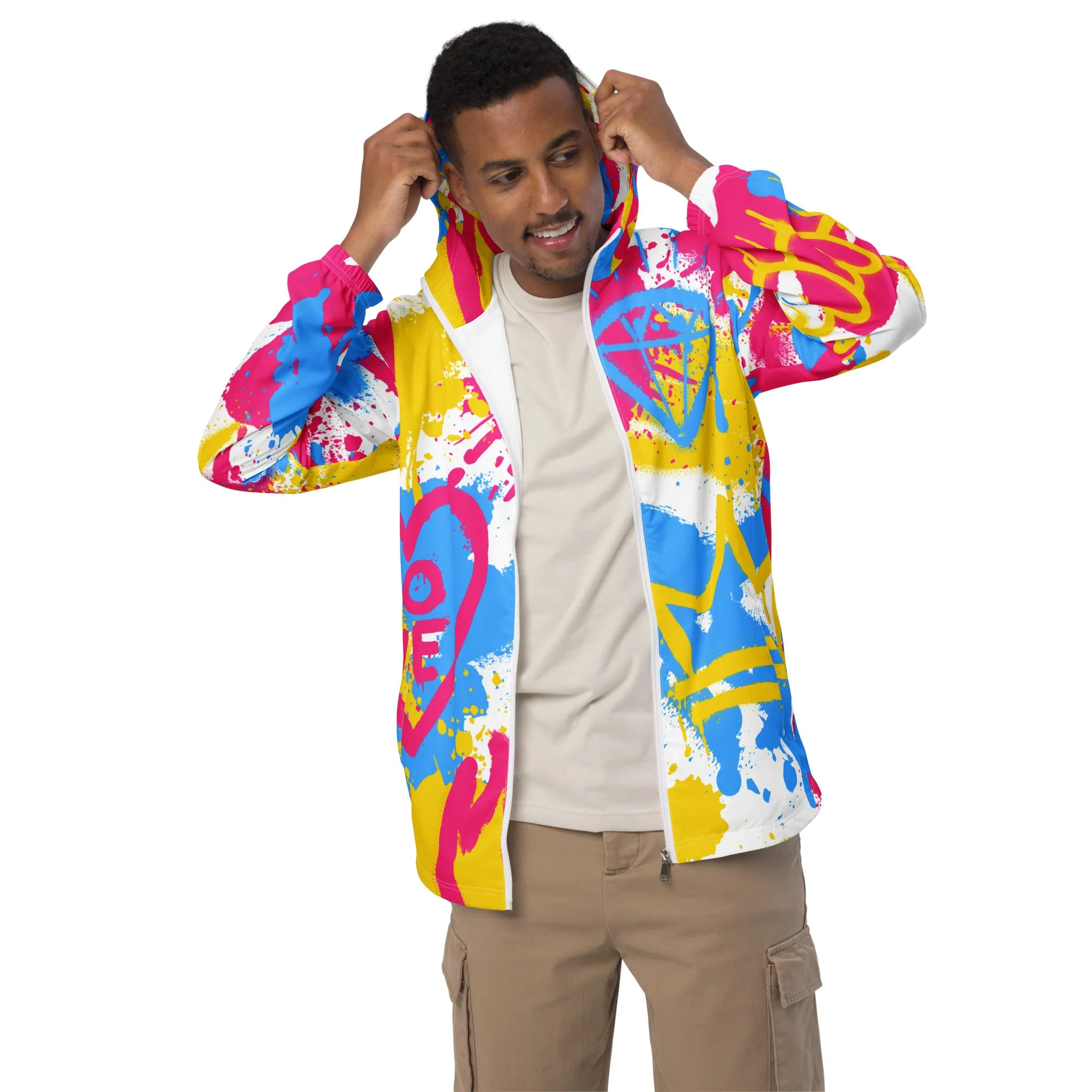 Pansexual Pride Graffiti Jacket