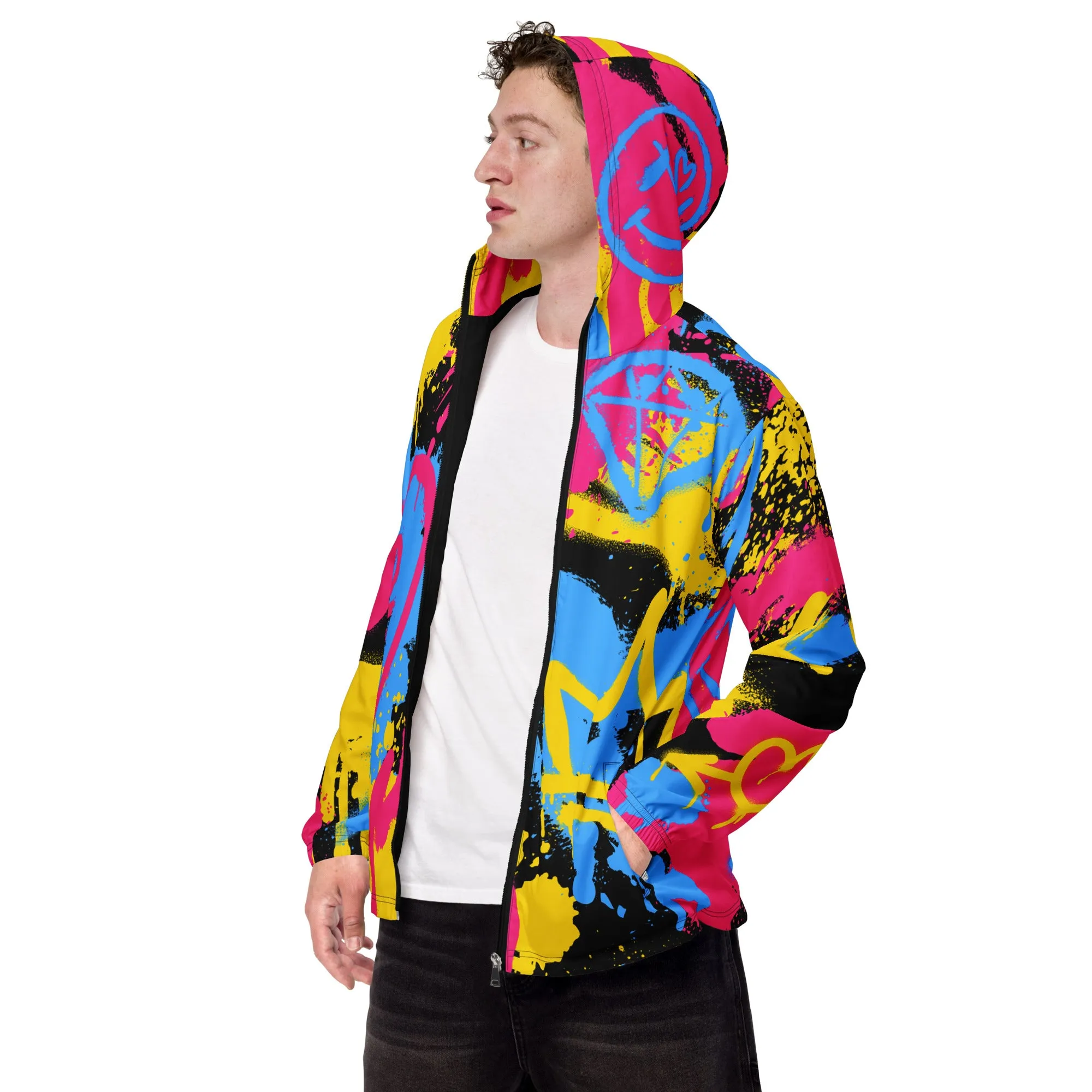 Pansexual Pride Graffiti Jacket