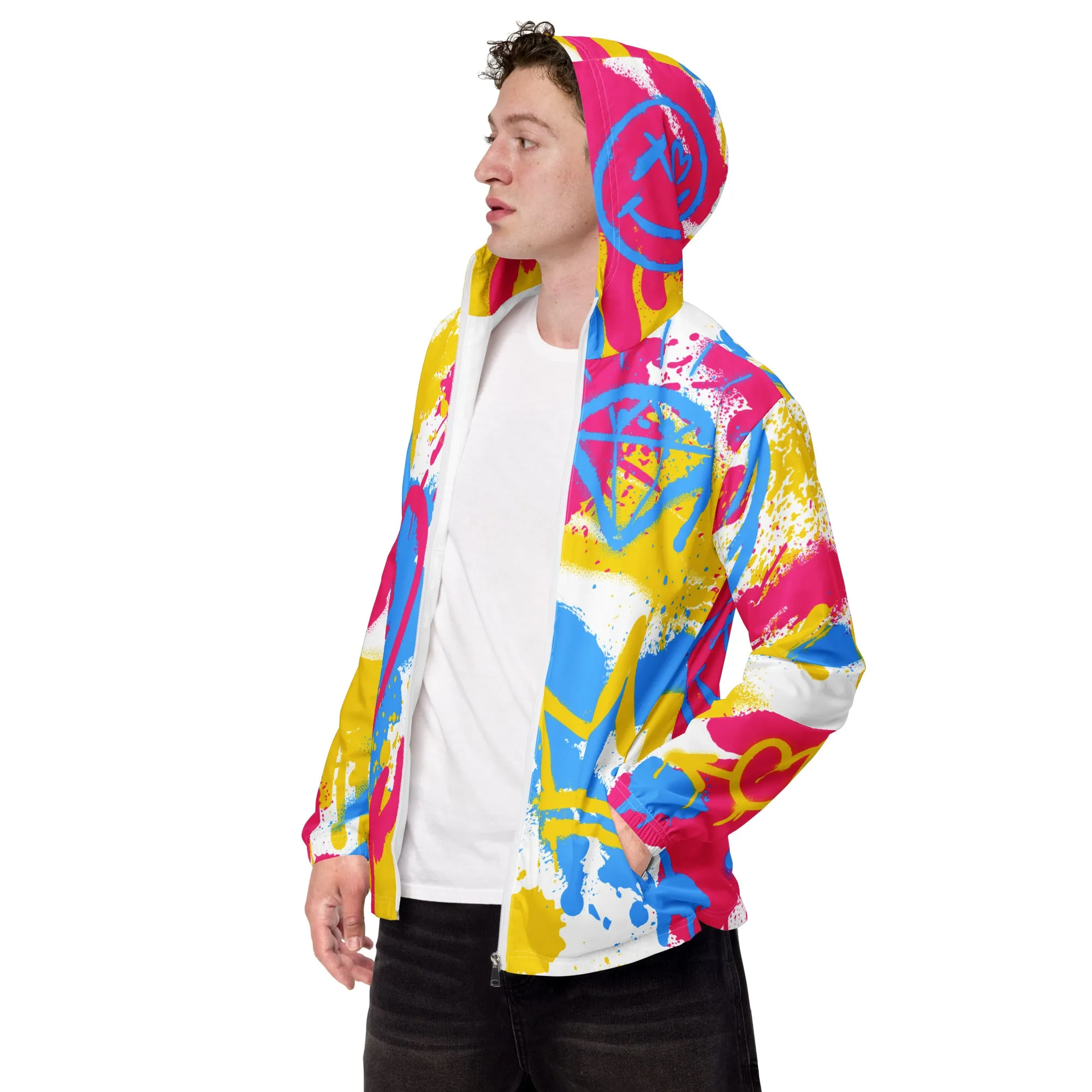 Pansexual Pride Graffiti Jacket