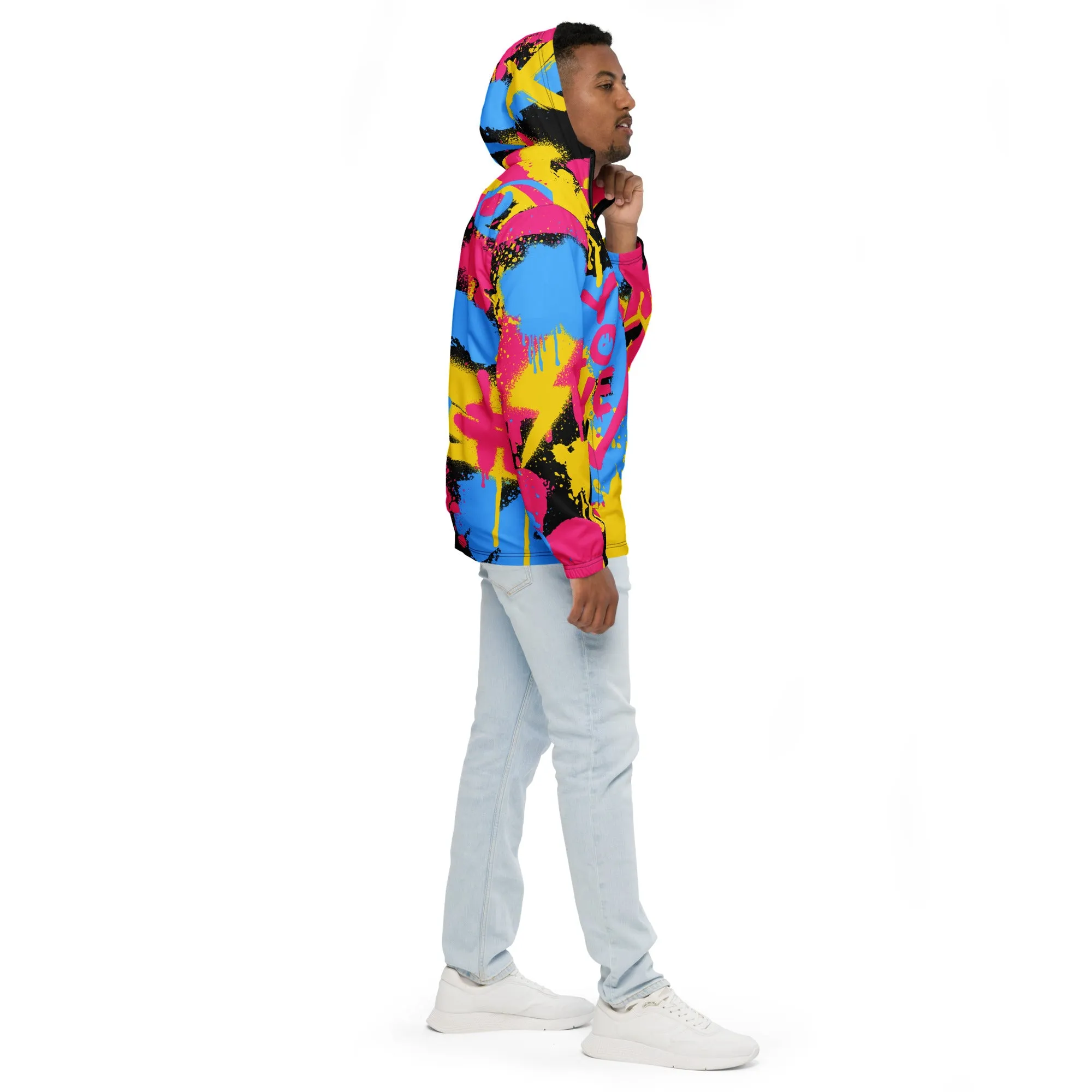 Pansexual Pride Graffiti Jacket