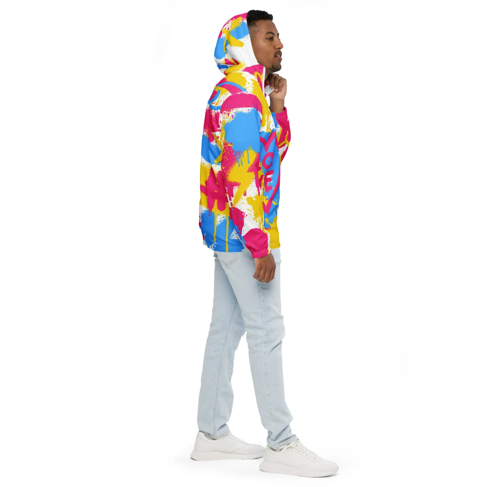 Pansexual Pride Graffiti Jacket