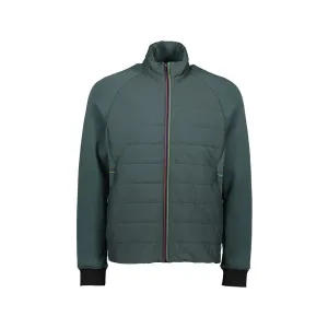 PAUL SMITH Mixed Media Jacket - Bottle Green