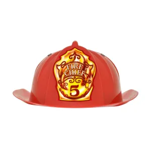 Peterkin Fire Rescue Red Adjustable Helmet