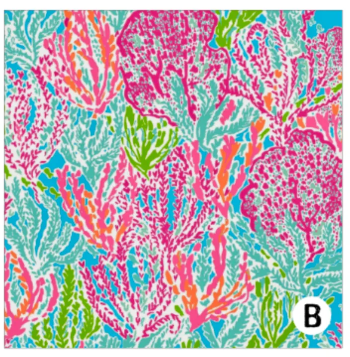 Printed HTV LILY FLORAL Heat Transfer Vinyl 12 x 12 inch sheet