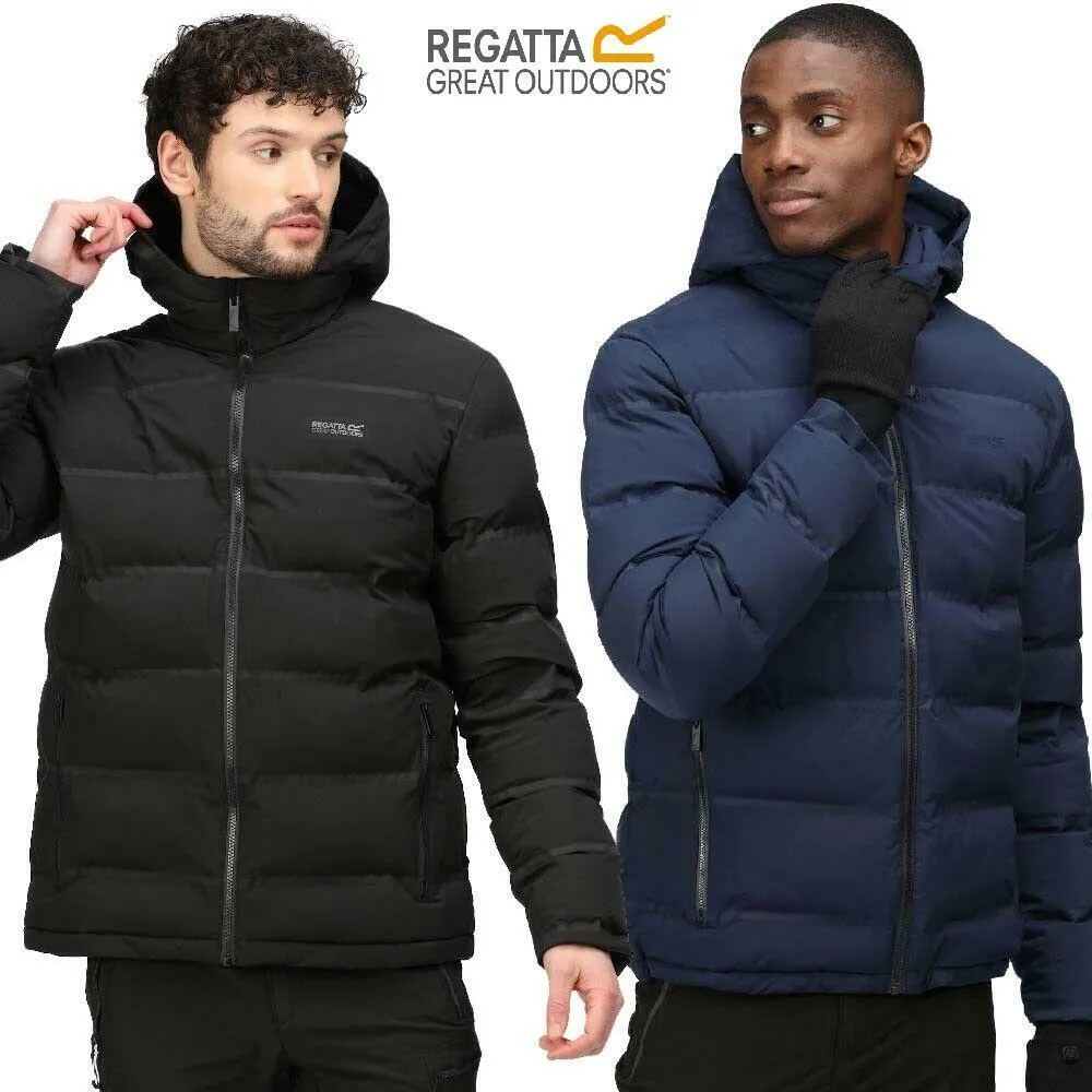 Regatta Mens Thermisto Water Repellent Durable Hooded Padded Puffer Jacket