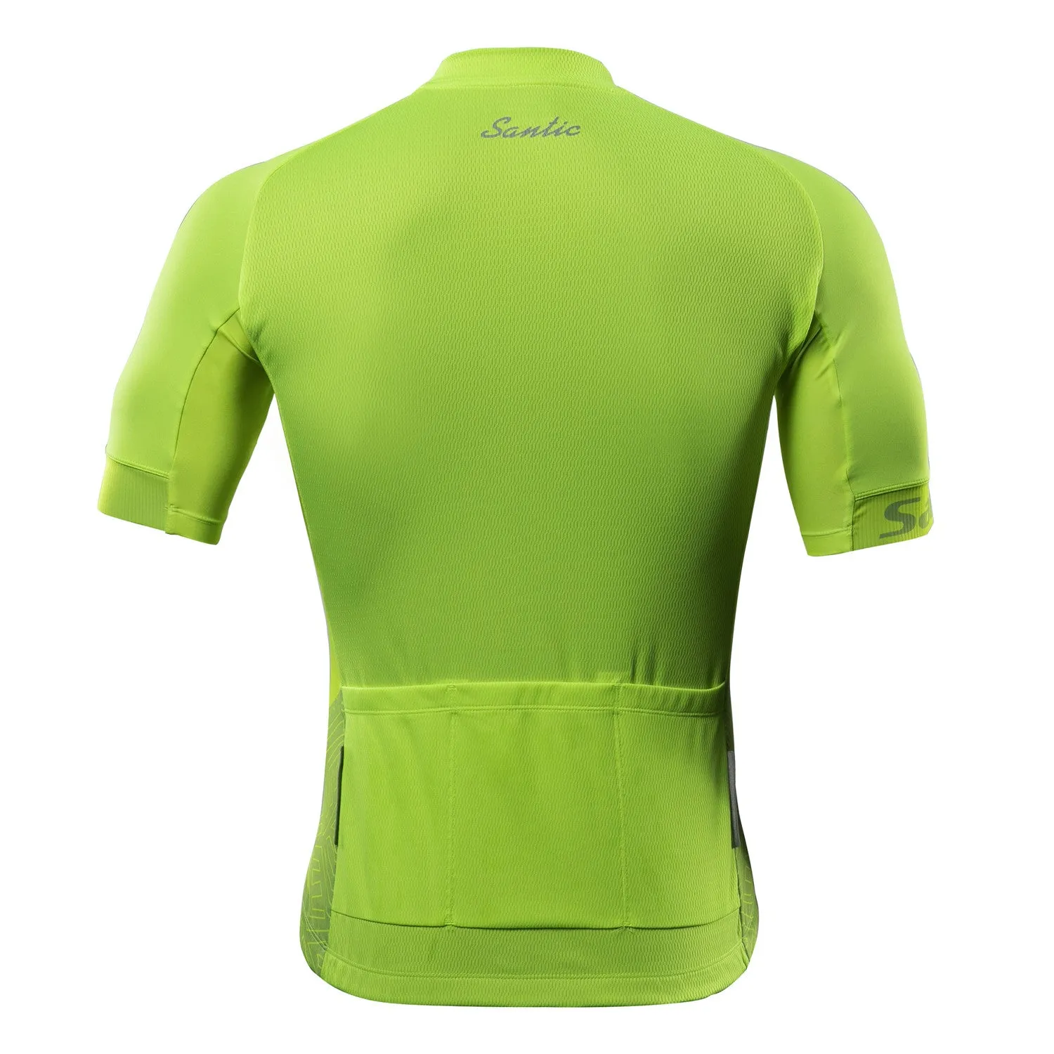 Santic Yorkson Lightgreen Men Cycling Jersey Short Sleeve