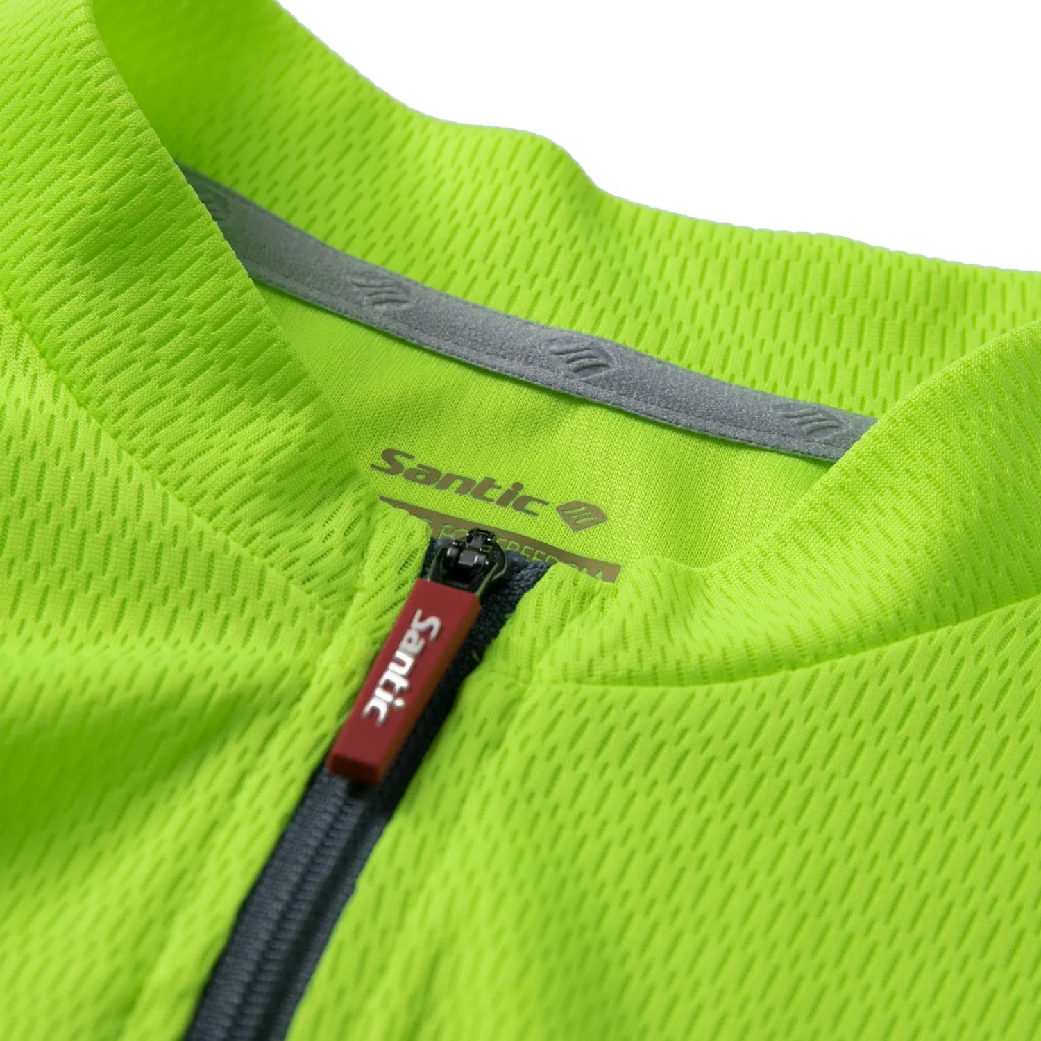 Santic Yorkson Lightgreen Men Cycling Jersey Short Sleeve