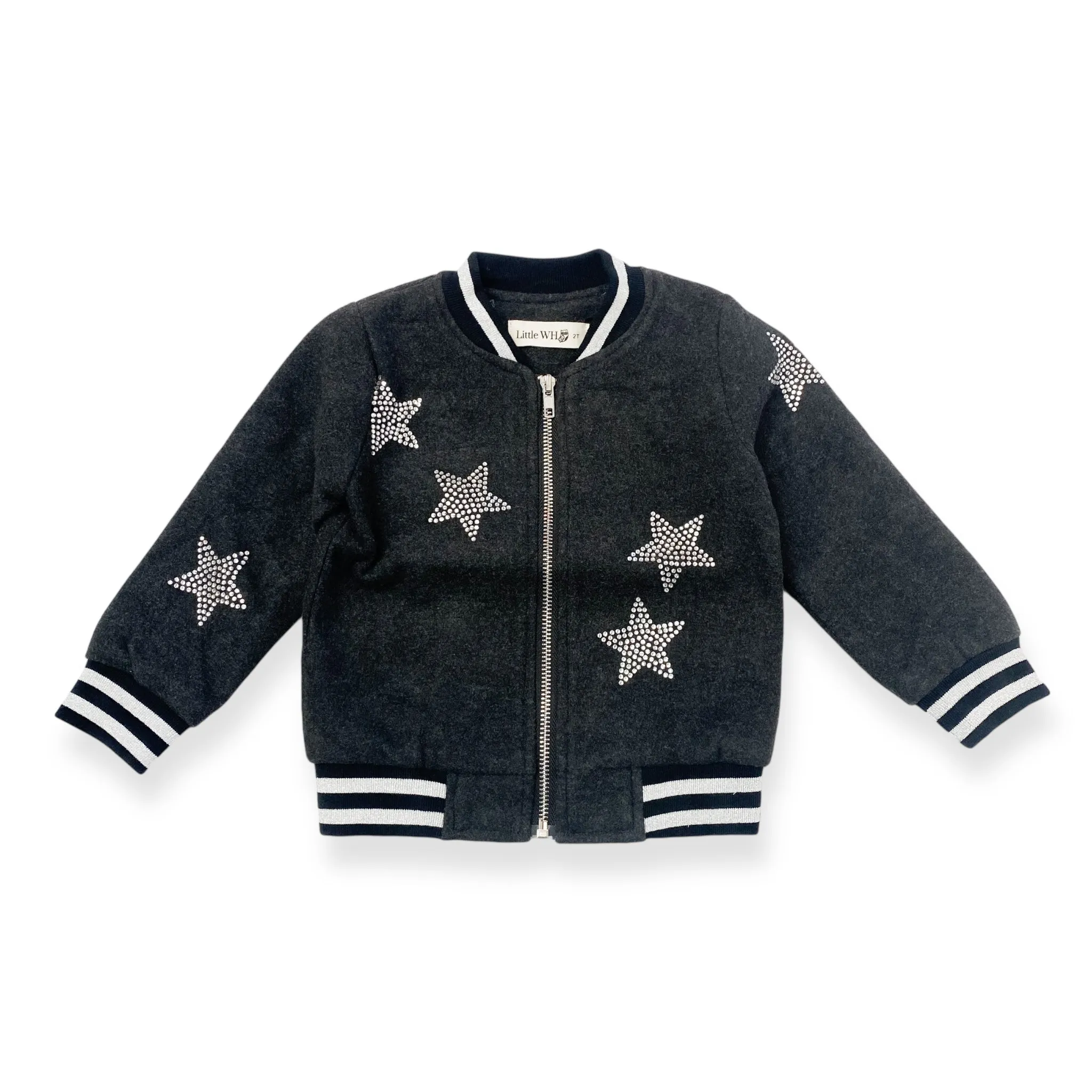 Star Rhinestone Bomber Jacket