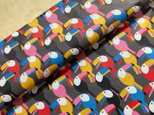 Toucan Raincoat Fabric