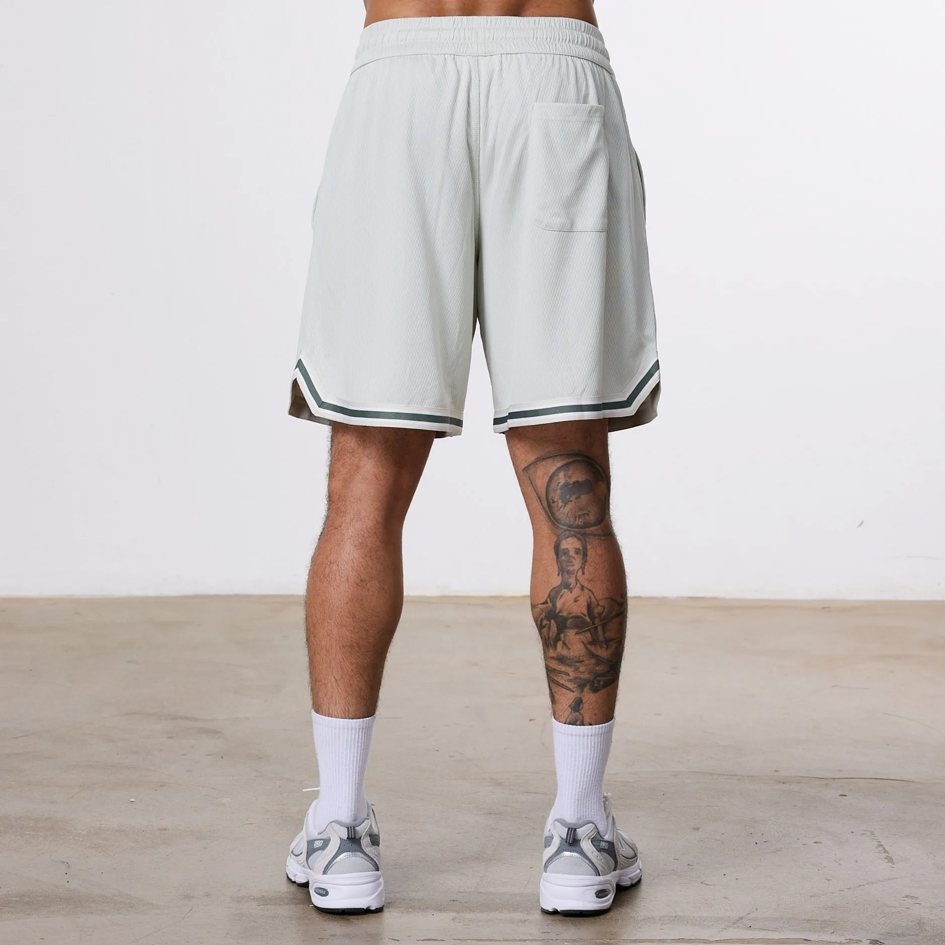 Vanquish Better Than Yesterday Green Mesh Shorts